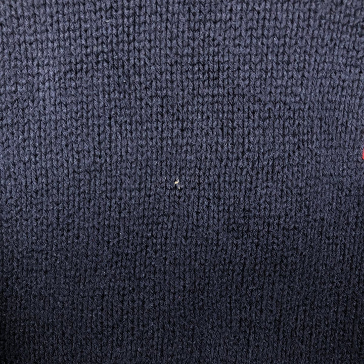 Ralph Lauren POLO by Ralph Lauren Cotton Knit Sweater Men's XL cotton navy blue type Vintage Second Hand