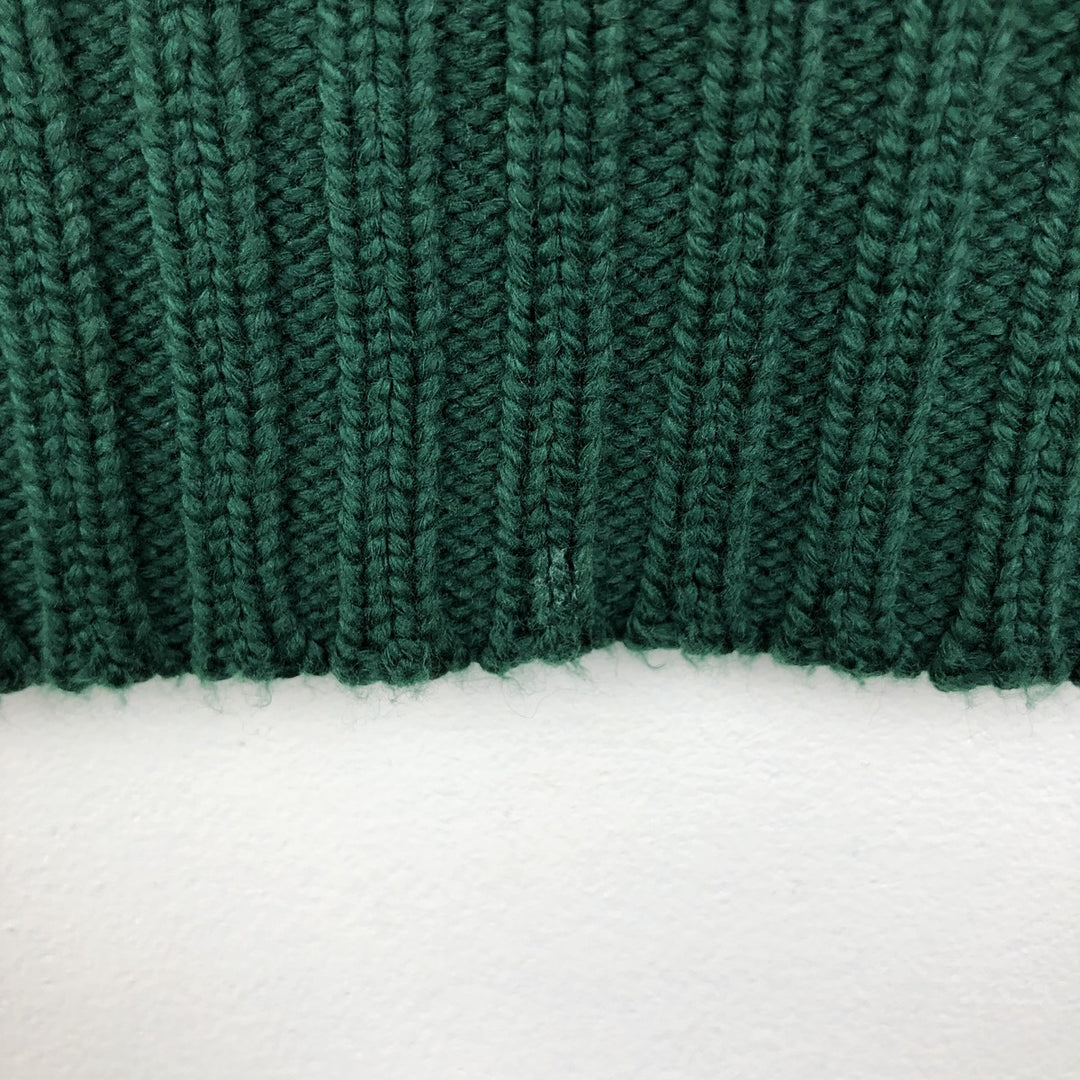 Ralph Lauren POLO by Ralph Lauren Cotton Knit Sweater Men's L size cotton Green type dark green Vintage Second Hand