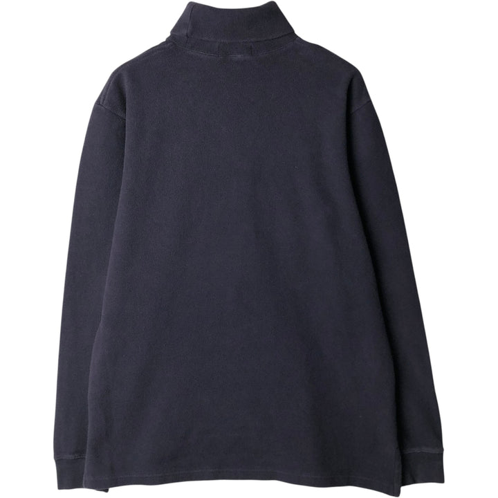 Ralph Lauren POLO by Ralph Lauren turtleneck long-sleeved T-shirt, men's size L cotton navy blue type Vintage Second Hand