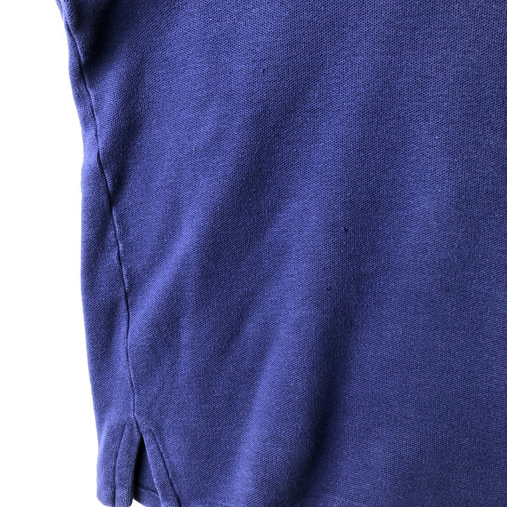 90'S Ralph Lauren POLO by Ralph Lauren turtleneck long-sleeve T-shirt, made in USA, men's size XL equivalent. cotton navy blue type Vintage Second Hand