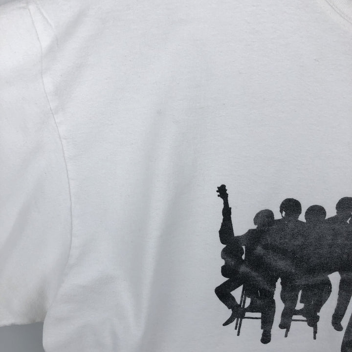 SOL'S THE BEATLES Band T-shirt (Men's size L) cotton white type Vintage Second Hand
