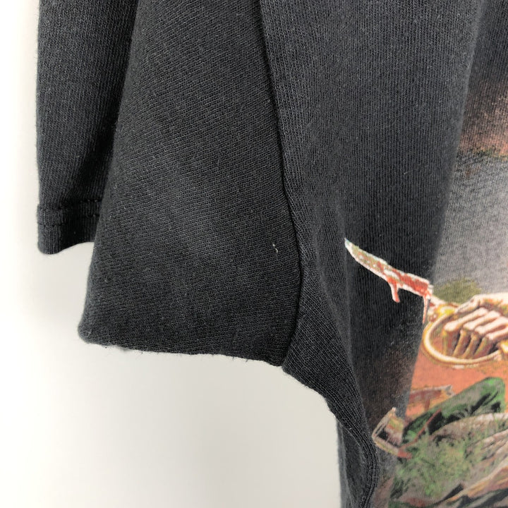 IRON MAIDEN Iron Maiden Band T-shirt Band T Men's XL size unclear black type Vintage Second Hand