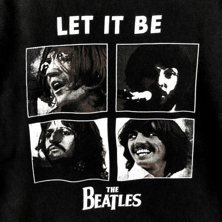 THE BEATLES Band T-shirt, Men's Size M, Double-Sided Print cotton white type Vintage Second Hand
