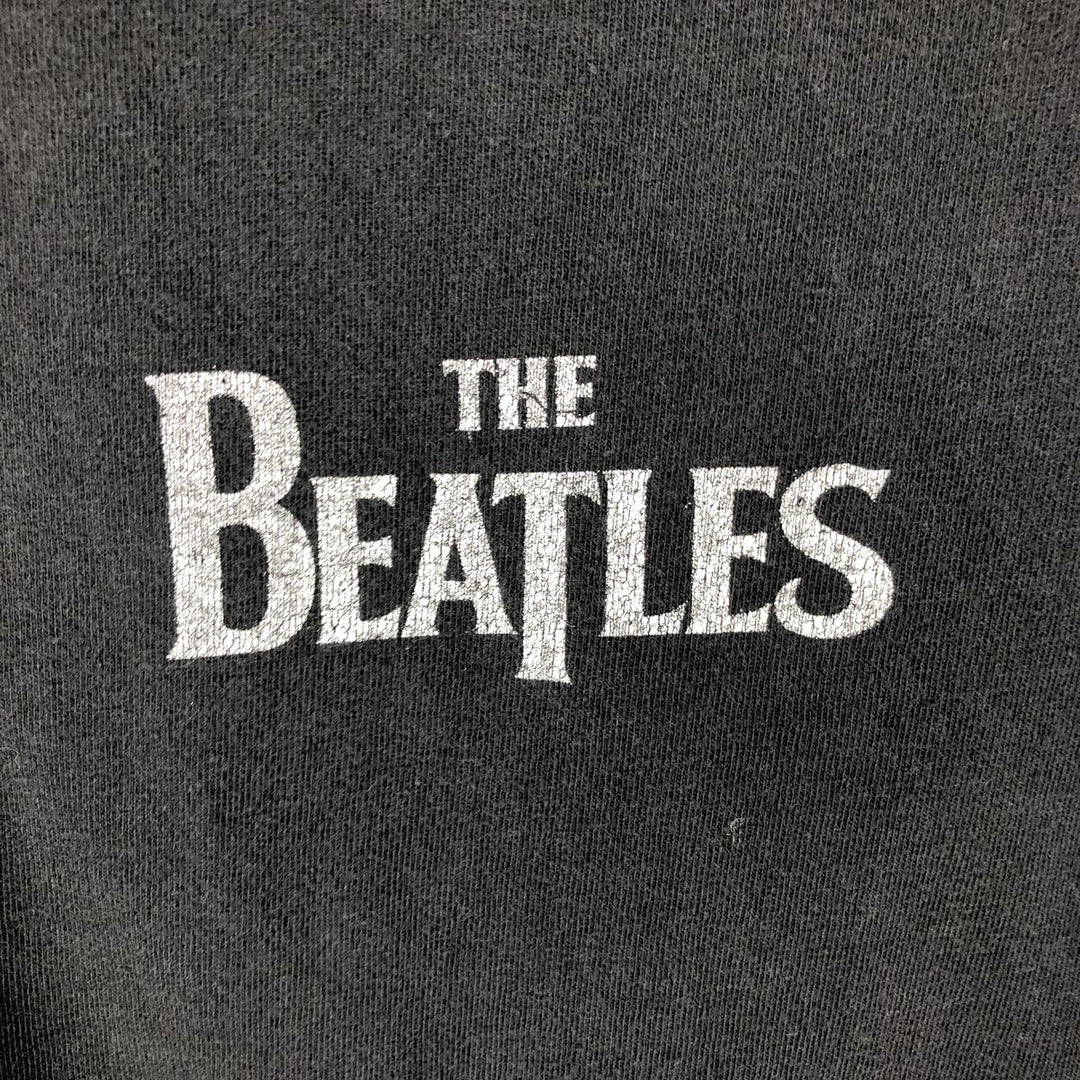 THE BEATLES Band T-shirt, Men's Size M, Double-Sided Print cotton white type Vintage Second Hand