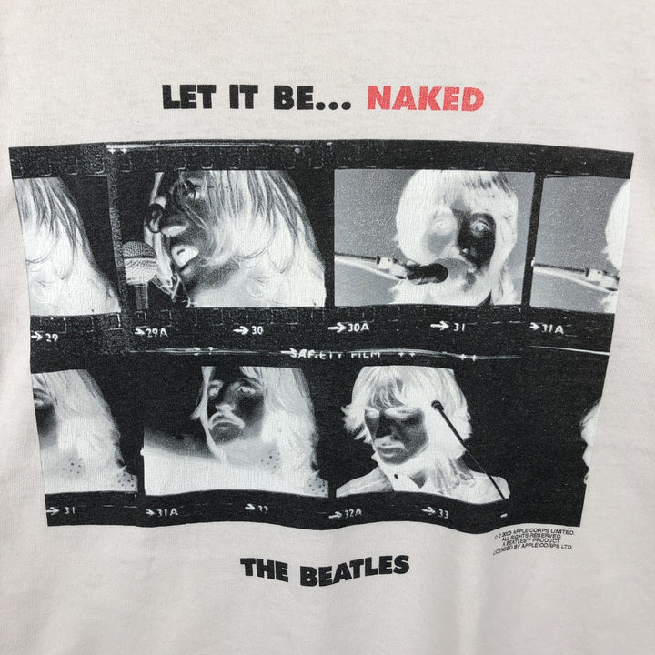 2000'S ALSTYLE THE BEATLES Band T-shirt, Made in USA, Men's XL equivalent. cotton pink type Vintage Second Hand