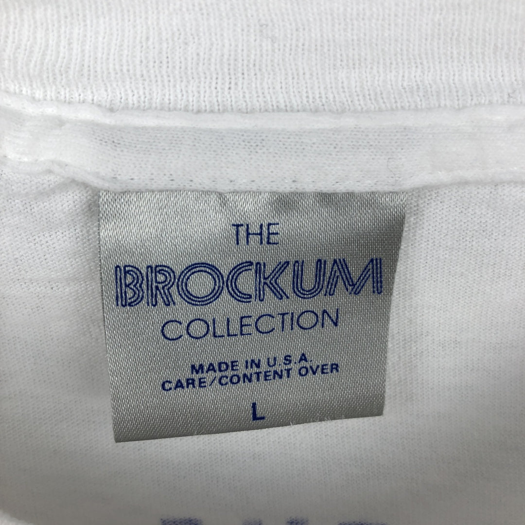 80s-90'S Blockcam Paul McCartney Band T-Shirt, Made in USA, Men's Size L (approx.), Vintage cotton white type Vintage Second Hand