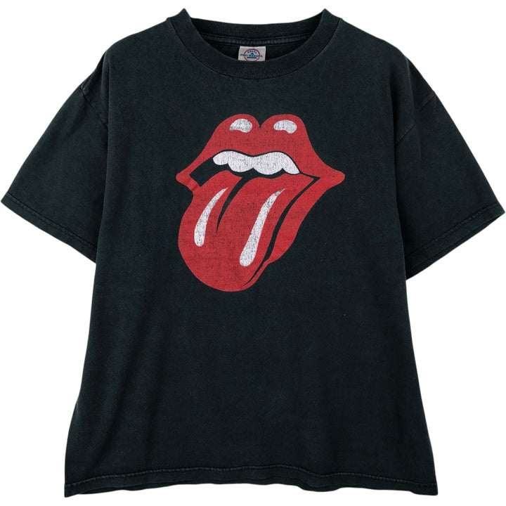 DELTA The Rolling Stones Band T-shirt (Men's size M) cotton black type Vintage Second Hand