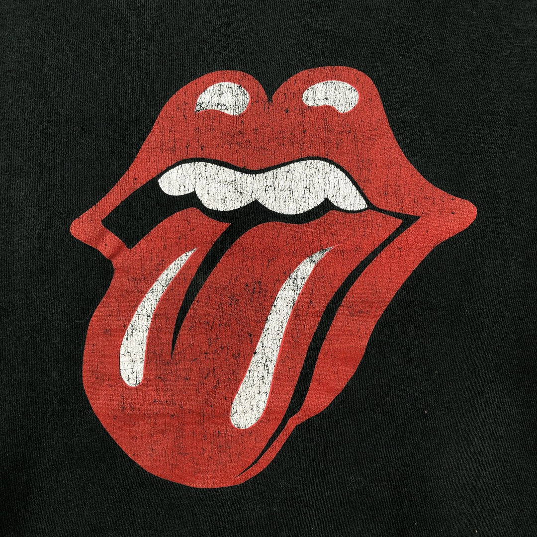 DELTA The Rolling Stones Band T-shirt (Men's size M) cotton black type Vintage Second Hand