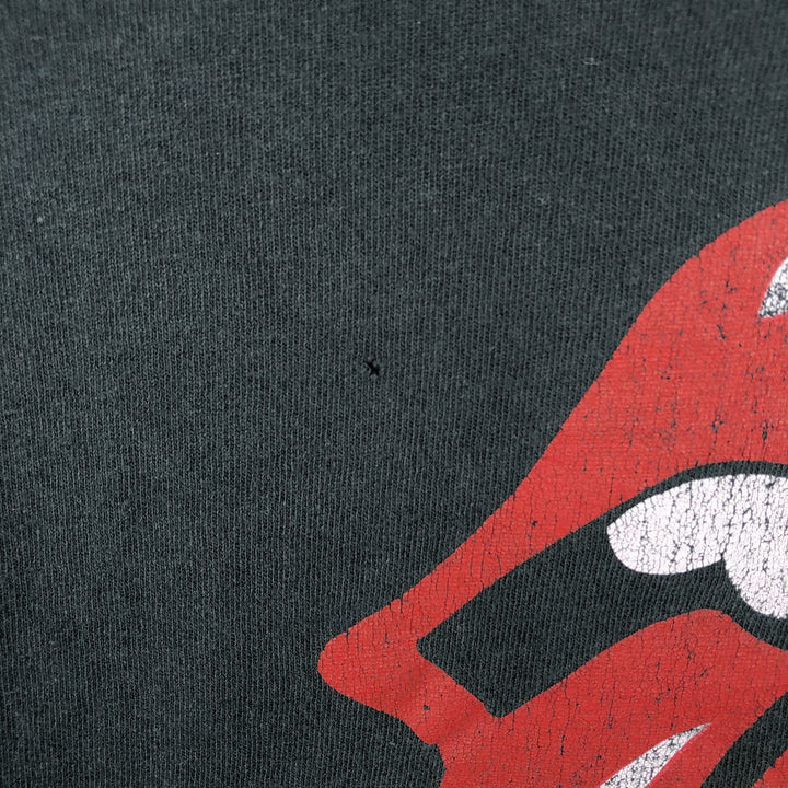 DELTA The Rolling Stones Band T-shirt (Men's size M) cotton black type Vintage Second Hand