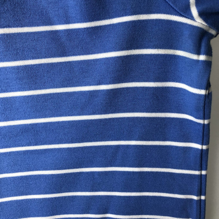 Ralph Lauren POLO by Ralph Lauren CUSTOM FIT short sleeve striped polo shirt men's size L cotton Blue type light blue Vintage Second Hand