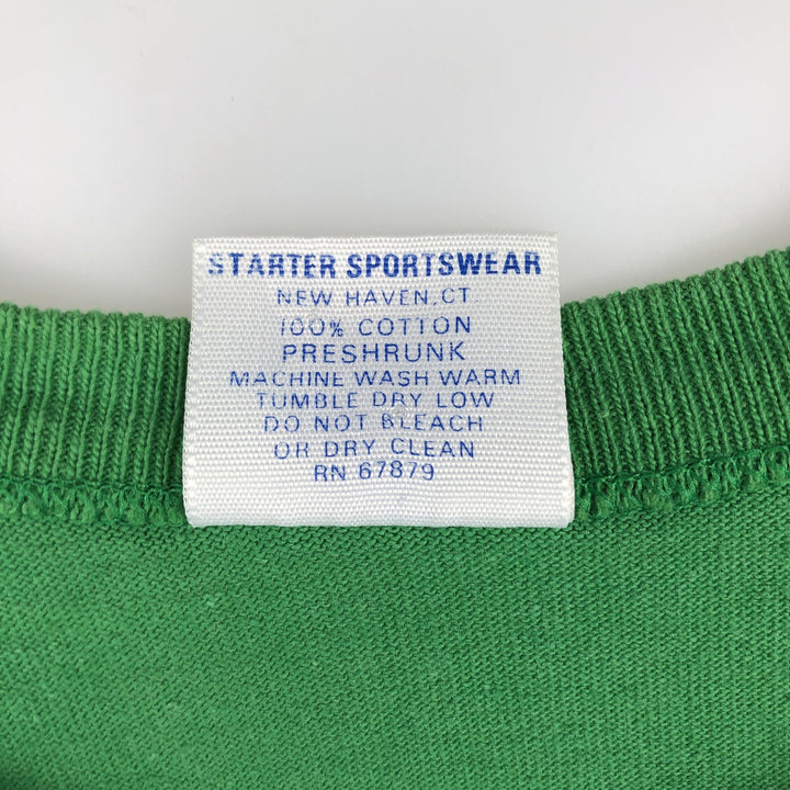 90'S Starter NFL Philadelphia Eagles Eagle Pattern Sports Print T-Shirt, Made in USA, Men's XL (approx.) cotton green type Vintage Second Hand