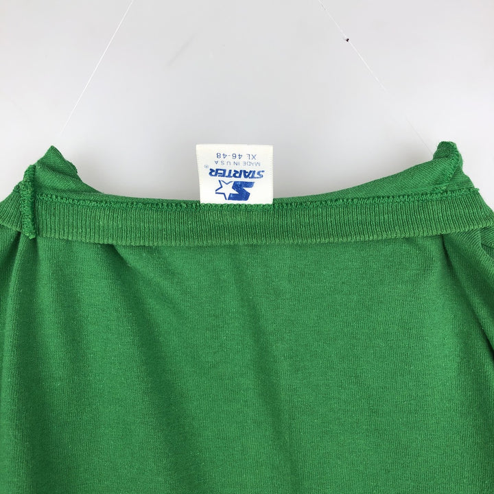 90'S Starter NFL Philadelphia Eagles Eagle Pattern Sports Print T-Shirt, Made in USA, Men's XL (approx.) cotton green type Vintage Second Hand