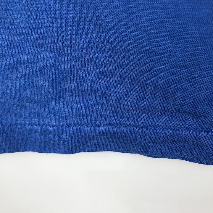 80'S NUTMEG MLB CHICAGO CUBS Sports Print T-Shirt, Made in USA, Men's XL (approx.) Vintage cotton blue type Vintage Second Hand