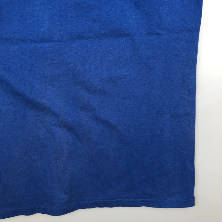 80'S NUTMEG MLB CHICAGO CUBS Sports Print T-Shirt, Made in USA, Men's XL (approx.) Vintage cotton blue type Vintage Second Hand