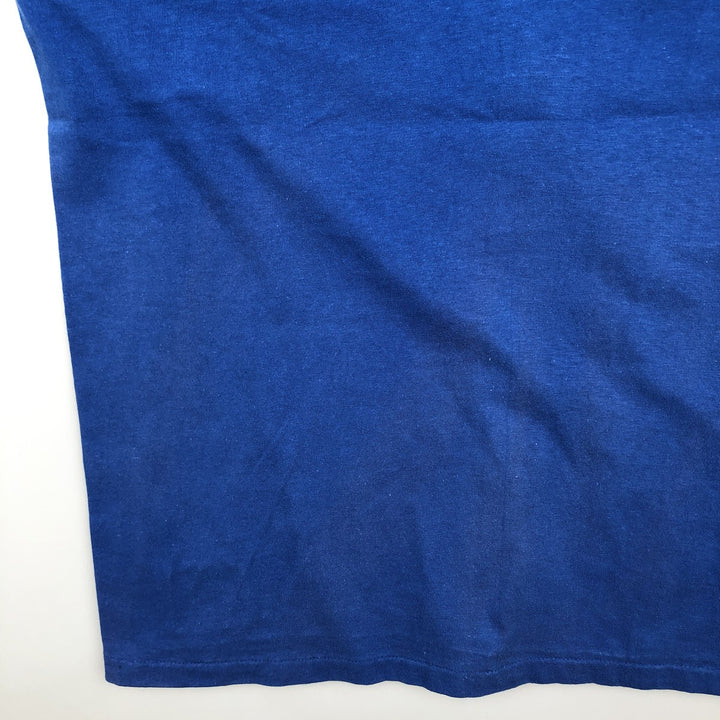 80'S NUTMEG MLB CHICAGO CUBS Sports Print T-Shirt, Made in USA, Men's XL (approx.) Vintage cotton blue type Vintage Second Hand