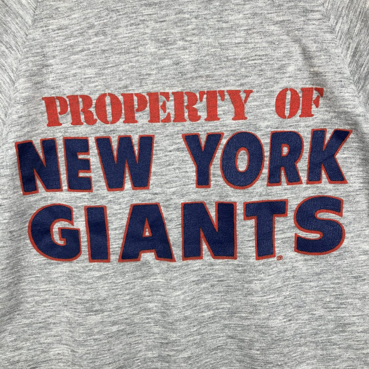 80s-90'S GARAN NFL New York Giants sports print T-shirt, women's size M equivalent, vintage. polyester gray type Vintage Second Hand