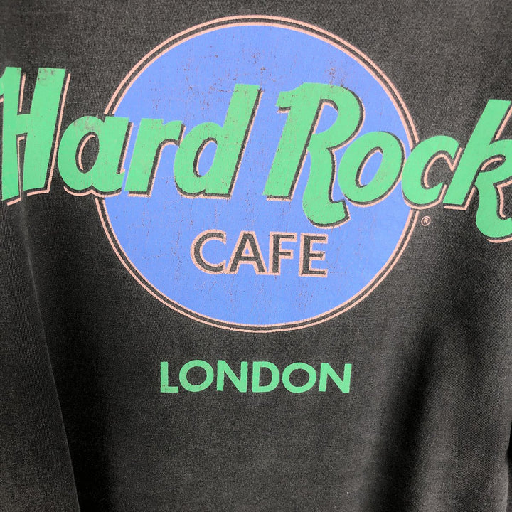 90'S HARD ROCK CAFE Hard Rock Cafe Advertising T-shirt Men's XL Vintage cotton black type Vintage Second Hand