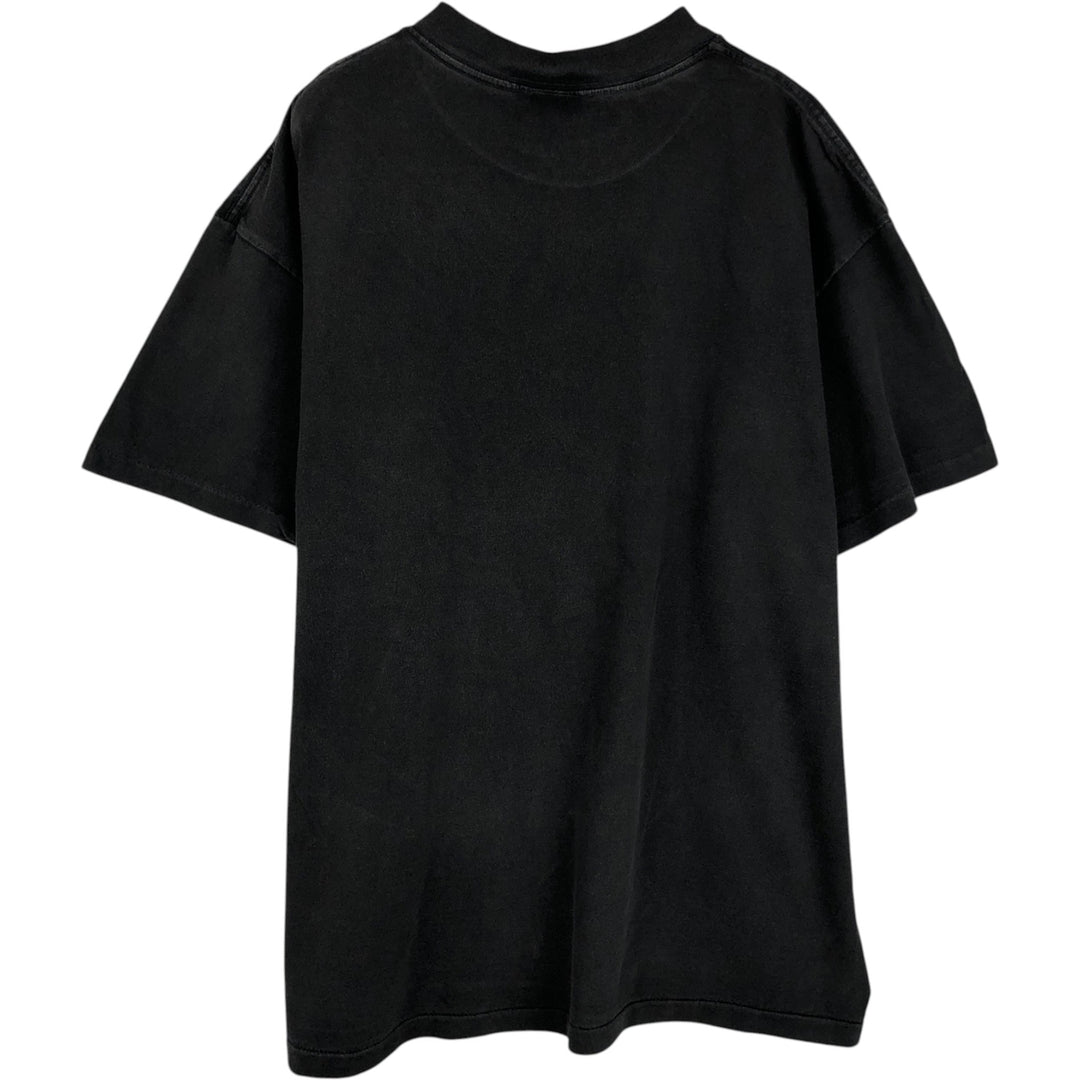90'S PLANET HOLLYWOOD Advertising T-shirt Made in USA Men's XL Vintage cotton black type Vintage Second Hand