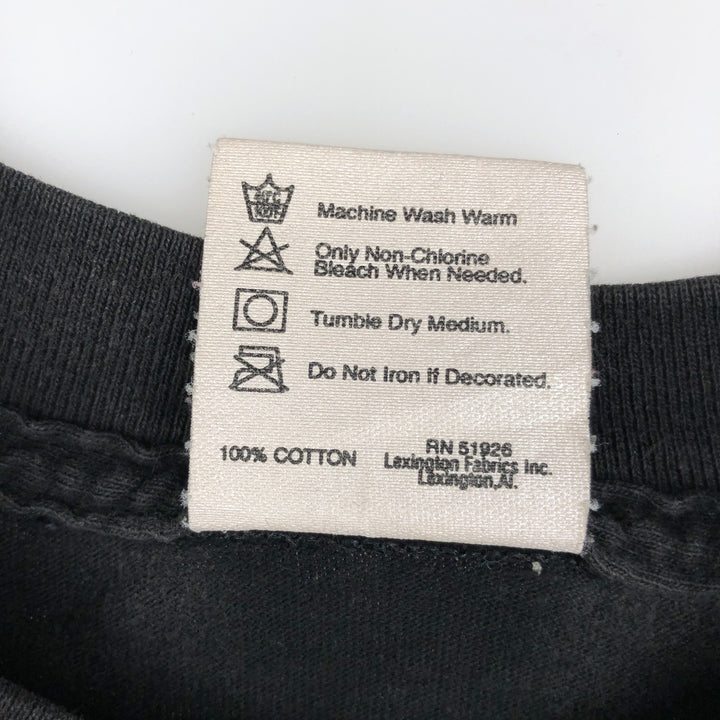 90'S PLANET HOLLYWOOD Advertising T-shirt Made in USA Men's XL Vintage cotton black type Vintage Second Hand