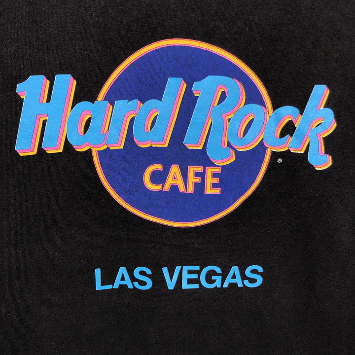 90'S HARD ROCK CAFE Hard Rock Cafe Advertising T-shirt Made in USA Men's XL Vintage cotton black type Vintage Second Hand