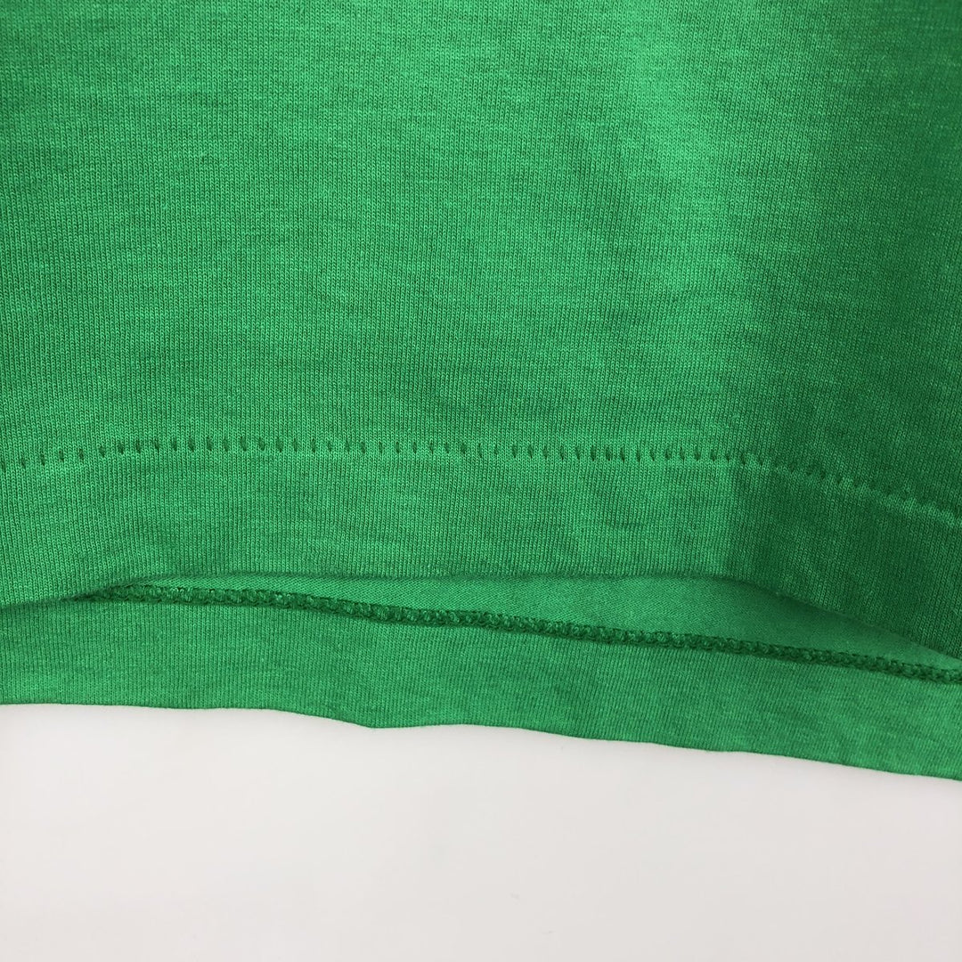Screen Stars Best Bushmills Advertising T-Shirt, Made in USA, Men's Size XL (approx.) cotton green type Vintage Second Hand