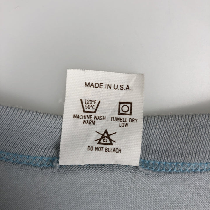 Carlsberg Animal Pattern Advertising T-Shirt, Made in USA, Men's Size L (approx.) cotton Blue type light blue Vintage Second Hand