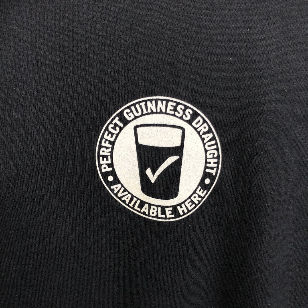 90'S Fruit of the Loom Screen Stars Guinness Advertising T-Shirt, Men's XL equivalent, Vintage cotton black type Vintage Second Hand