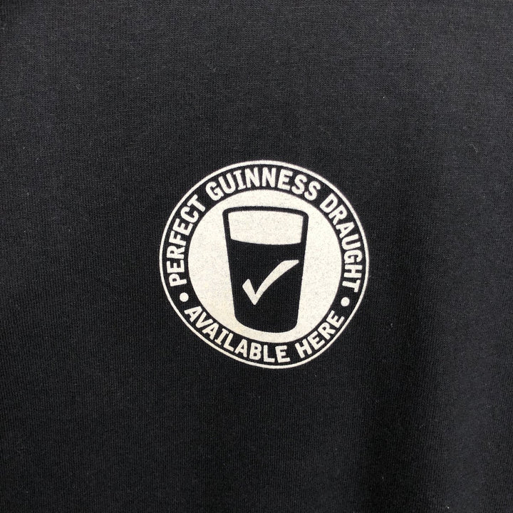 90'S Fruit of the Loom Screen Stars Guinness Advertising T-Shirt, Men's XL equivalent, Vintage cotton black type Vintage Second Hand