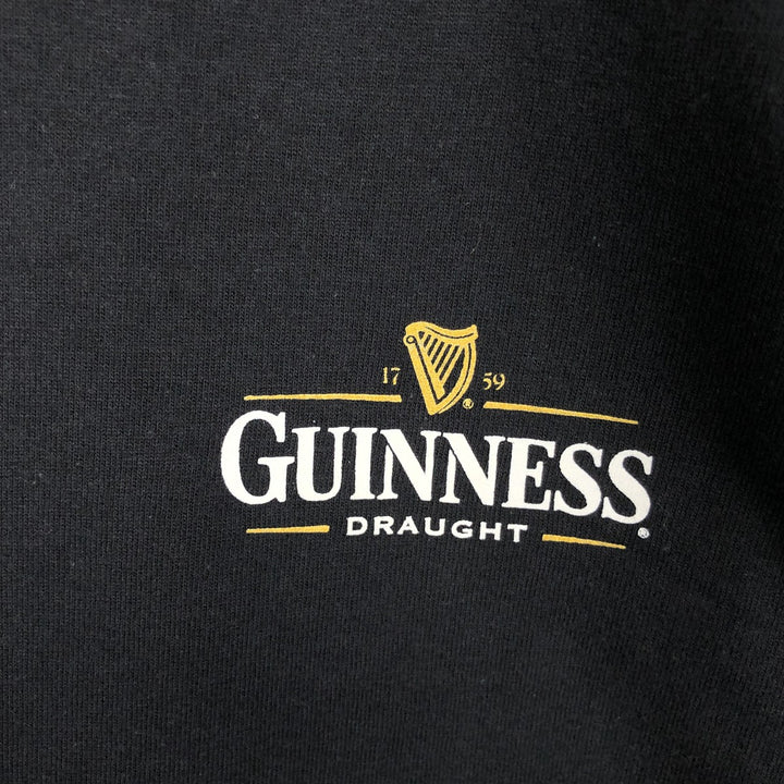 90'S Fruit of the Loom Screen Stars Guinness Advertising T-Shirt, Men's XL equivalent, Vintage cotton black type Vintage Second Hand