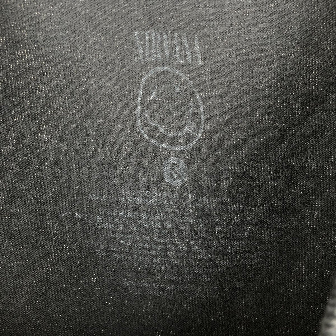 NIRVANA Nirvana Band T-shirt Band T Men's S size cotton black type Vintage Second Hand