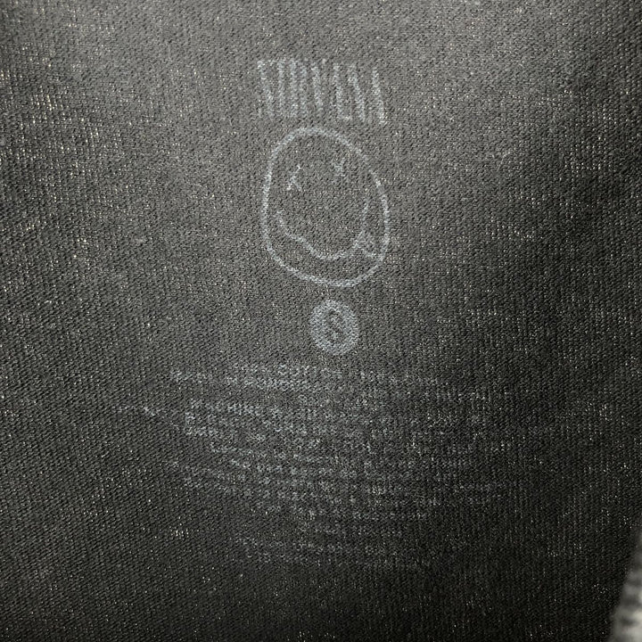 NIRVANA Nirvana Band T-shirt Band T Men's S size cotton black type Vintage Second Hand