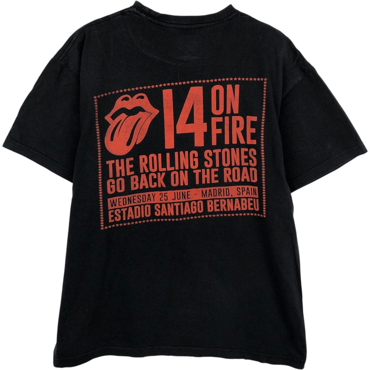 JHK The Rolling Stones Band T-shirt (Men's size M equivalent) unclear black type Vintage Second Hand