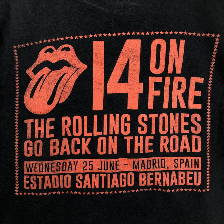 JHK The Rolling Stones Band T-shirt (Men's size M equivalent) unclear black type Vintage Second Hand