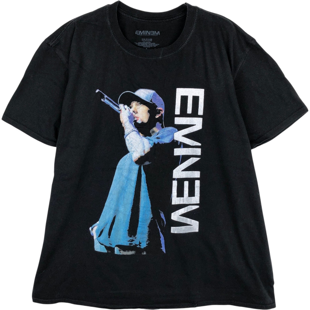 EMINEM Rap T-Shirt, Made in the UK, Men's Size S (approx.) cotton black type Vintage Second Hand