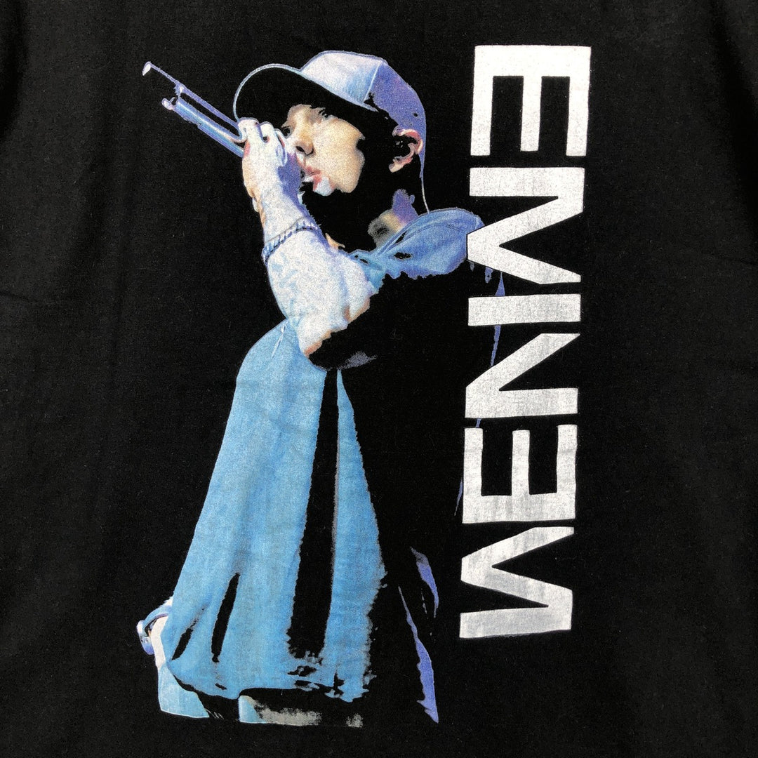 EMINEM Rap T-Shirt, Made in the UK, Men's Size S (approx.) cotton black type Vintage Second Hand