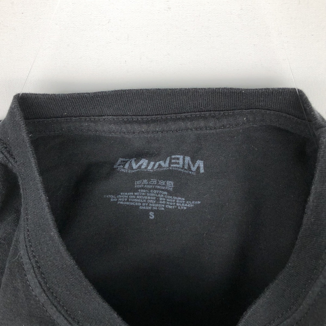 EMINEM Rap T-Shirt, Made in the UK, Men's Size S (approx.) cotton black type Vintage Second Hand