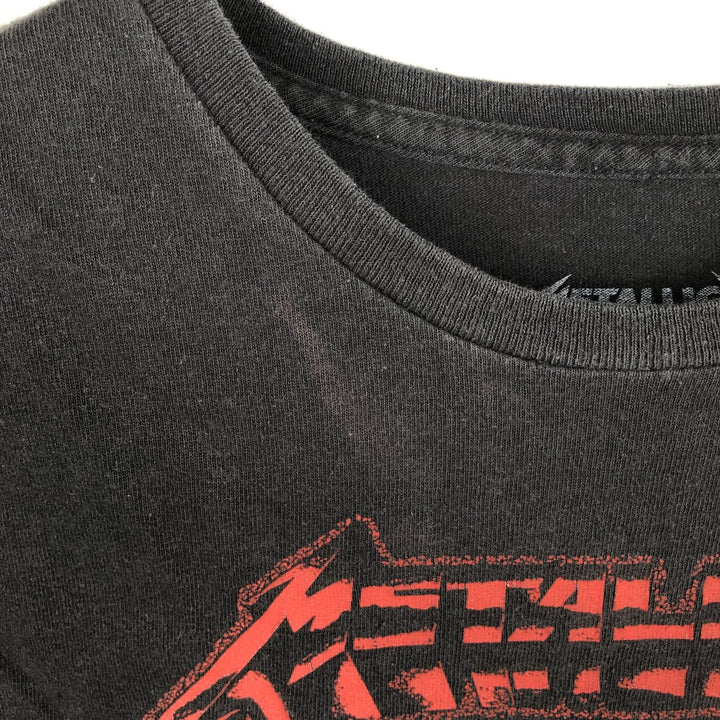 METALLICA Metallica Band T-shirt Band T Men's XL size cotton black type Vintage Second Hand