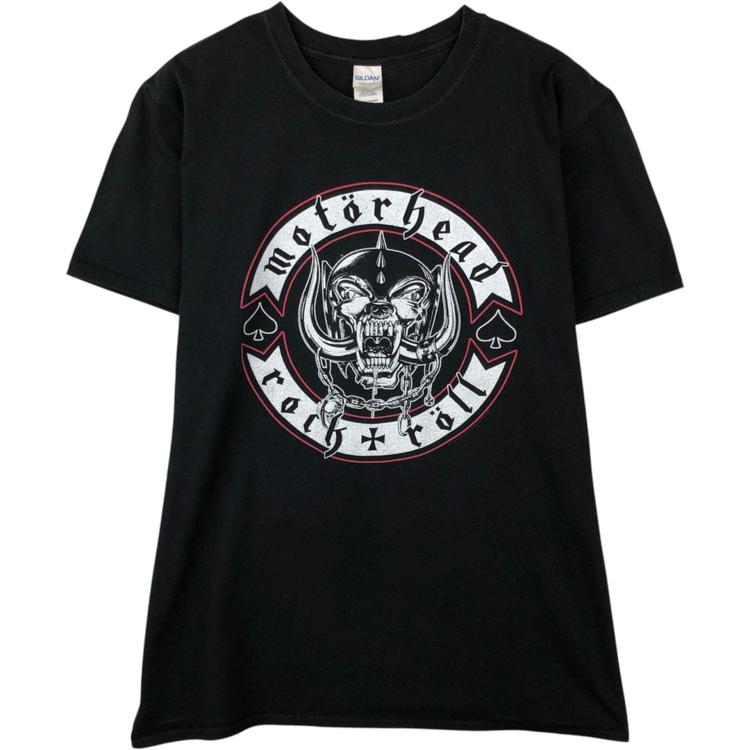 Gildan Motorhead band t-shirt, men's size L (approx.) cotton black type Vintage Second Hand