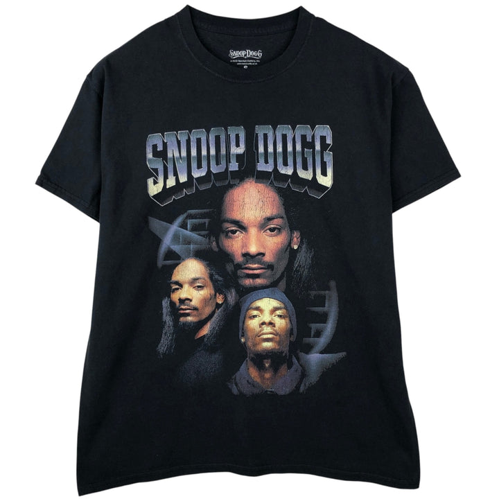 SNOOP DOGG Snoop Dogg Rap T-shirt Rap T Men's S size cotton black type Vintage Second Hand