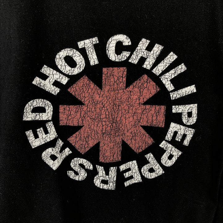 RED HOT CHILI PEPPERS Red Hot Chili Peppers Band T-shirt Band T Men's XL equivalent cotton black type Vintage Second Hand