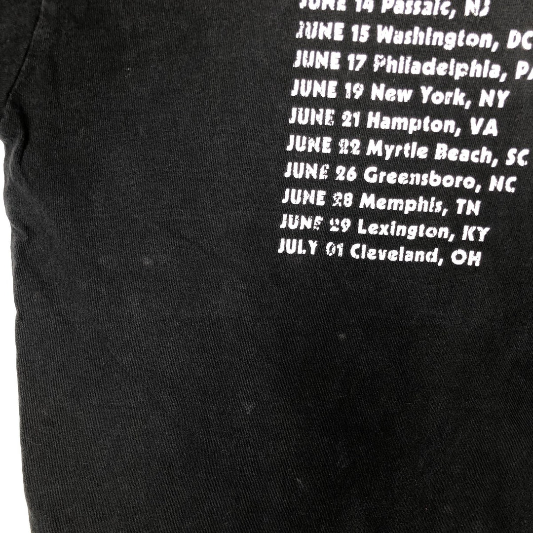 The Rolling Stones Band T-shirt, Band T, Men's L size unclear black type Vintage Second Hand