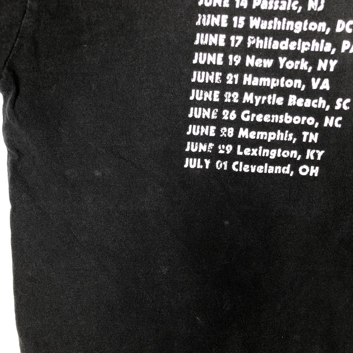 The Rolling Stones Band T-shirt, Band T, Men's L size unclear black type Vintage Second Hand