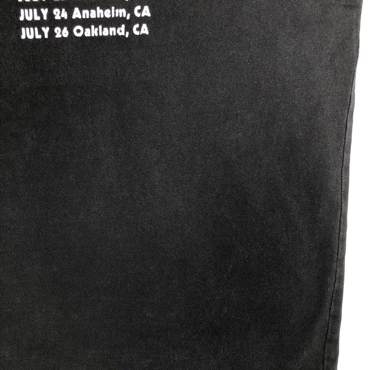 The Rolling Stones Band T-shirt, Band T, Men's L size unclear black type Vintage Second Hand