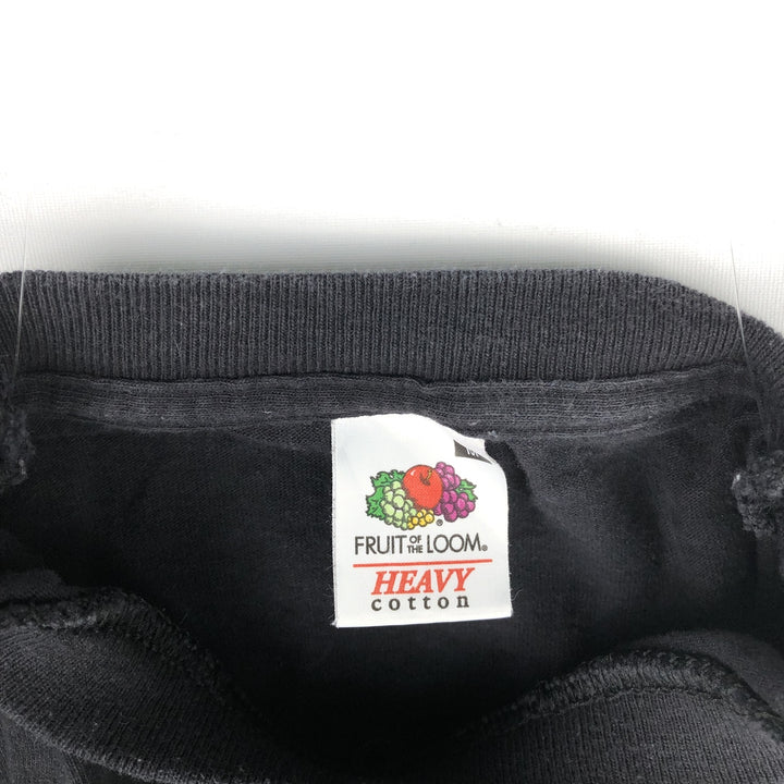 Fruit of the Loom Heavy Cotton Iron Maiden Band T-Shirt (Men's Size M) cotton black type Vintage Second Hand