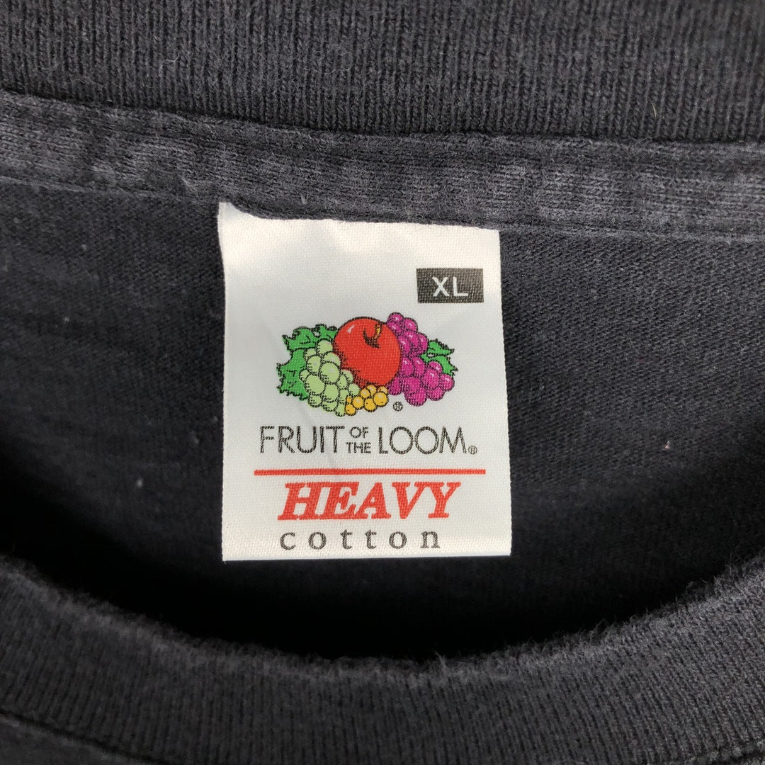 Fruit of the Loom Heavy Cotton Guns N' Roses Band T-Shirt (Men's XL equivalent) cotton black type Vintage Second Hand
