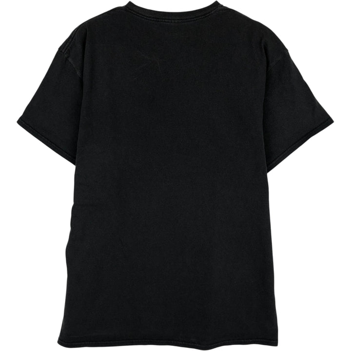 THE BEATLES Band T-shirt, Men's L size cotton black type Vintage Second Hand