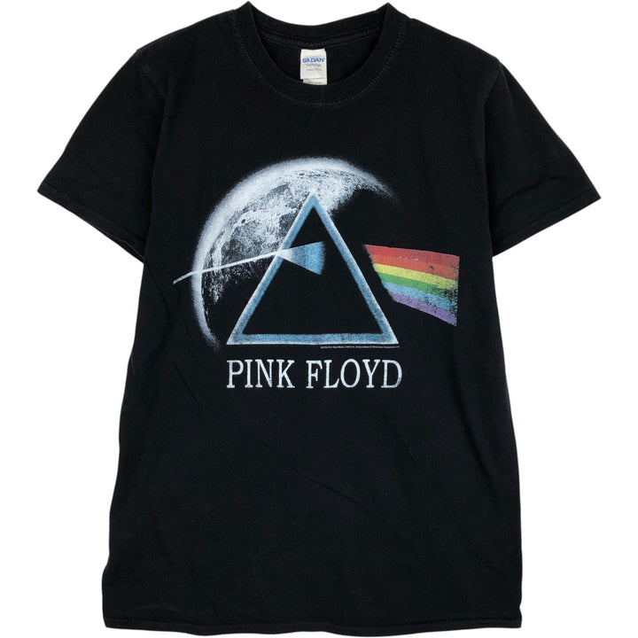 PINK FLOYD Pink Floyd Band T-shirt Band T Men's M size cotton black type Vintage Second Hand