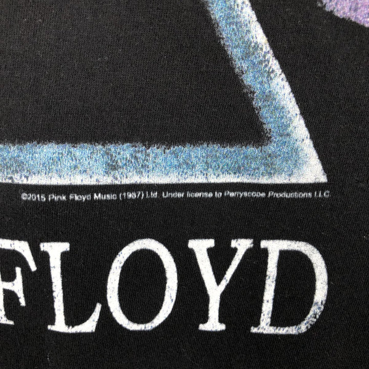 PINK FLOYD Pink Floyd Band T-shirt Band T Men's M size cotton black type Vintage Second Hand