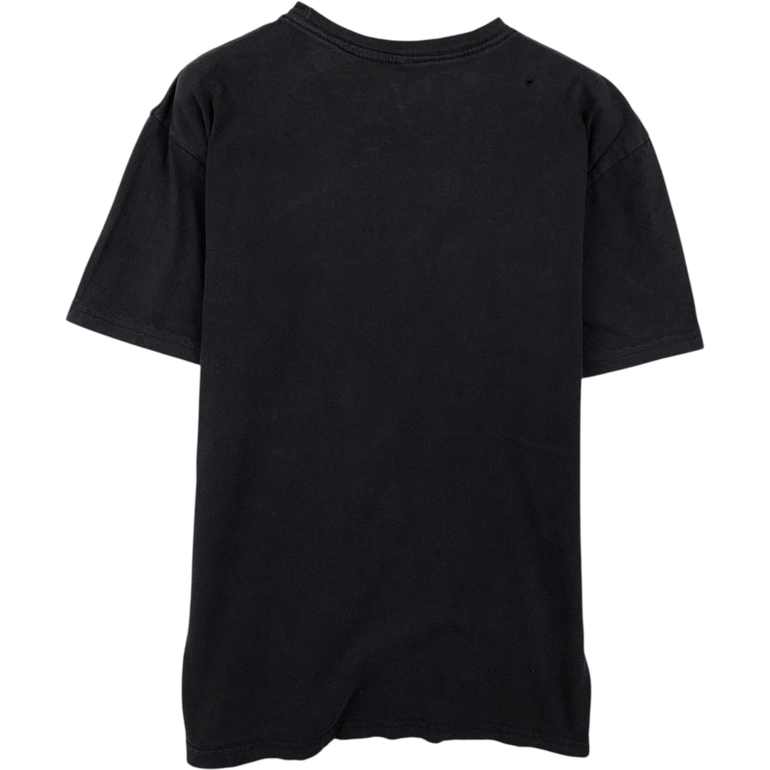 METALLICA Metallica Band T-shirt Band T Men's L size unclear black type Vintage Second Hand