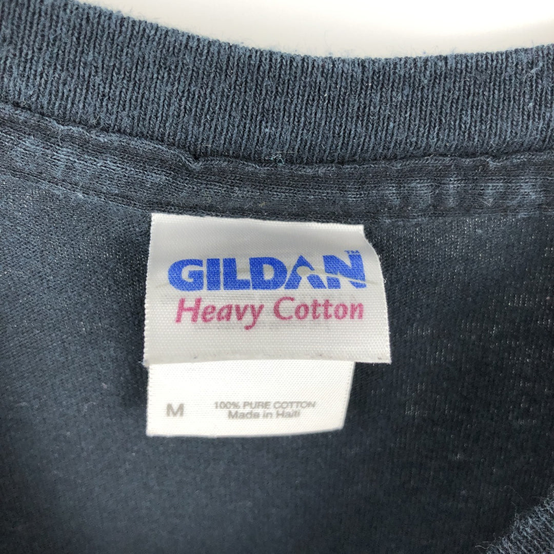 Gildan GILDAN NIRVANA Nirvana Band T-shirt Band T Men's M size cotton black type Vintage Second Hand